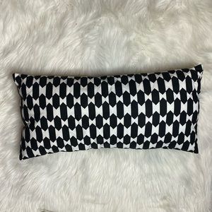 Black snd white checkered pillow